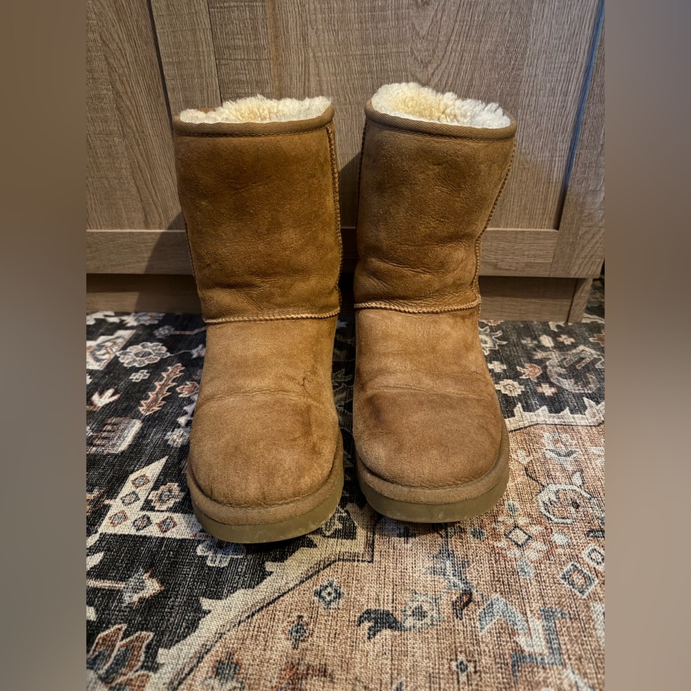 Ugg Medium Rise Suede Boots
